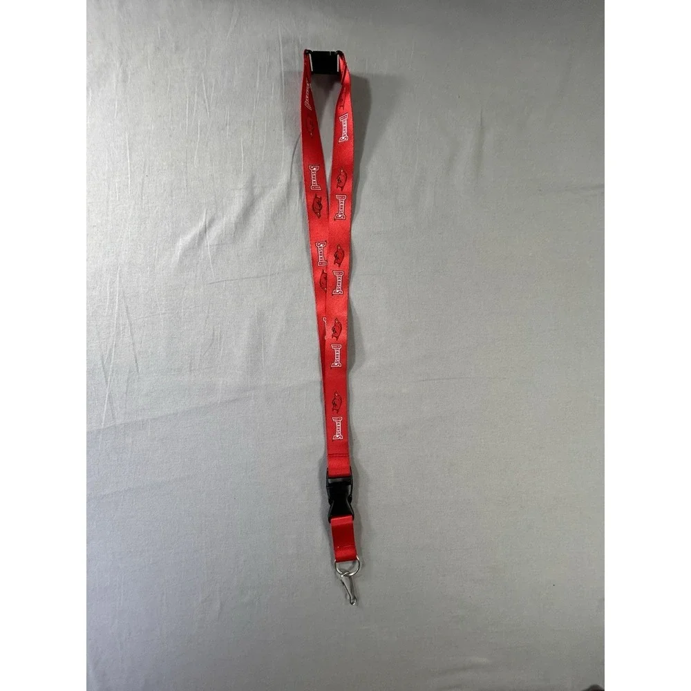 Arkansas Razorbacks Breakaway Keychain Lanyard Repeating Razorbacks Logo College
